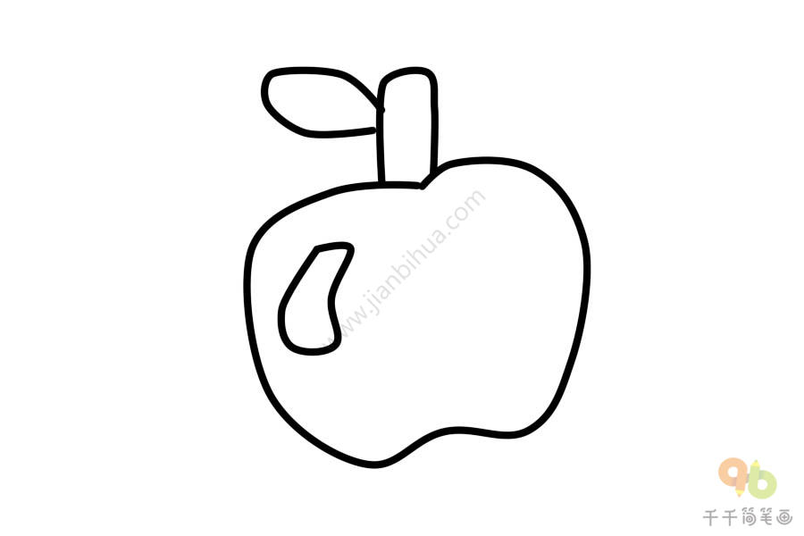 苹果简笔画新闻10个苹果简笔画